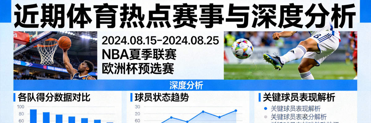 体育新闻专题报道配图，展示近期热点赛事和深度分析